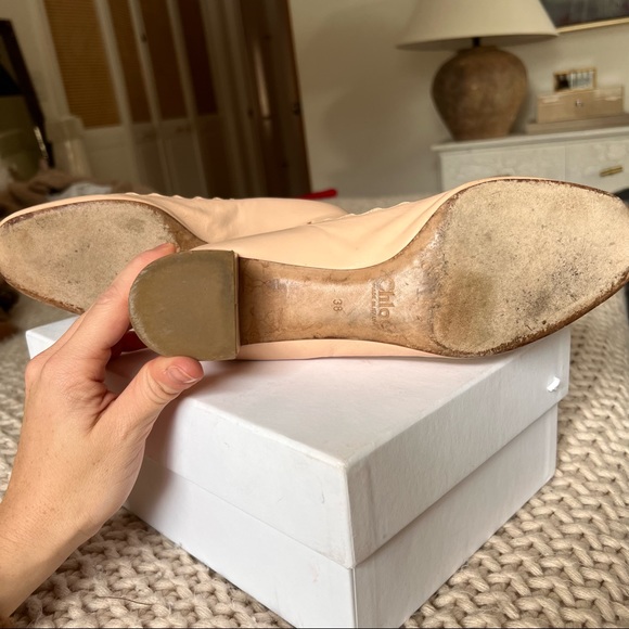 Chloe Lauren Scallop Pumps size 38 - Picture 5 of 9